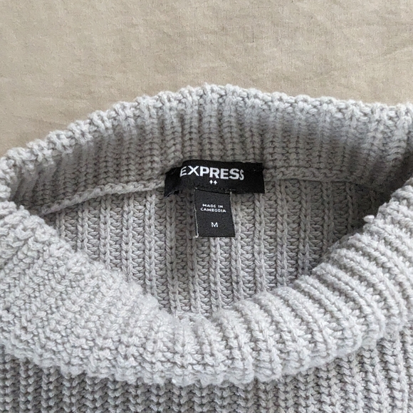 Express Mock Neck Sweater - Picture 2 of 2